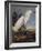 Snowy Heron Or White Egret-John James Audubon-Framed Art Print