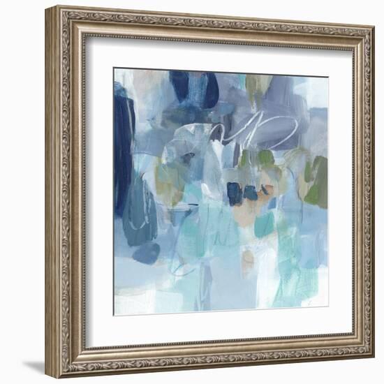 Snowy Kisses-Christina Long-Framed Art Print