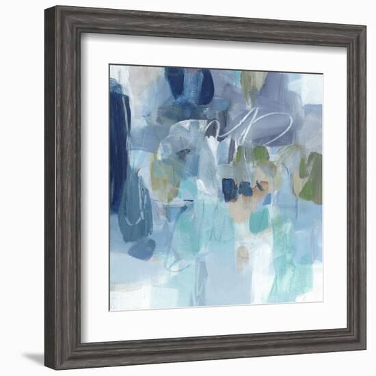 Snowy Kisses-Christina Long-Framed Art Print