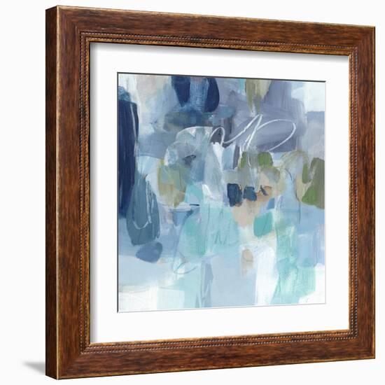 Snowy Kisses-Christina Long-Framed Art Print