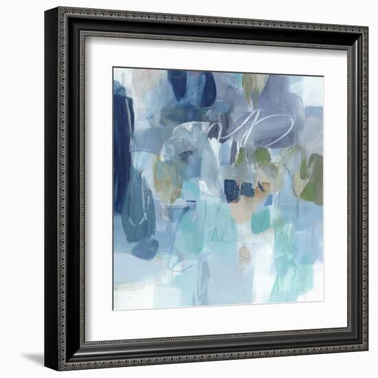 Snowy Kisses-Christina Long-Framed Art Print