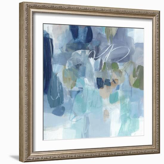 Snowy Kisses-Christina Long-Framed Art Print