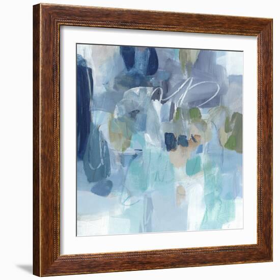 Snowy Kisses-Christina Long-Framed Art Print