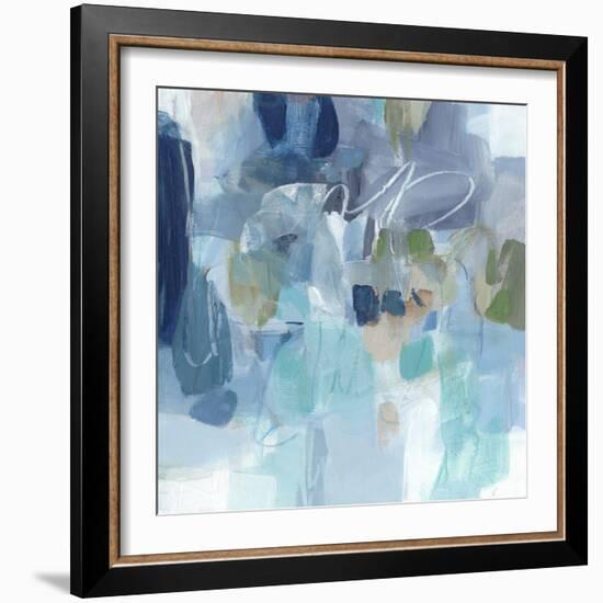 Snowy Kisses-Christina Long-Framed Art Print