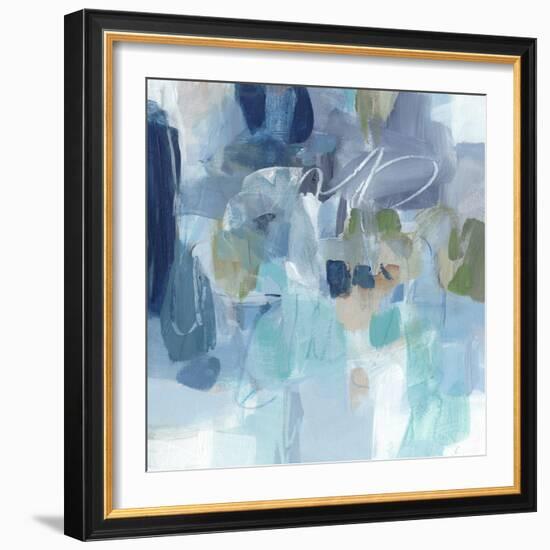 Snowy Kisses-Christina Long-Framed Art Print