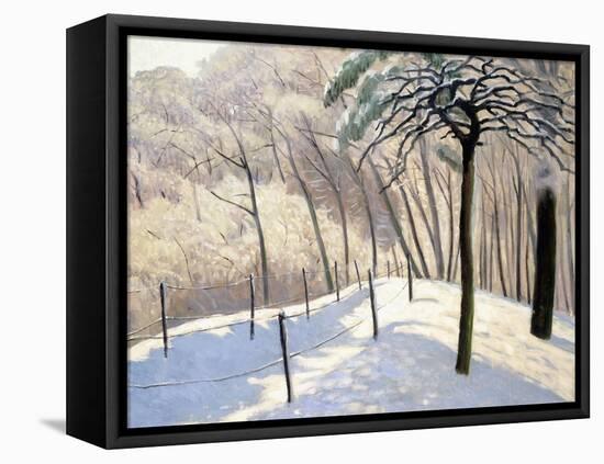 Snowy Landscape in Bois De Boulogne; Paysage De Neige Au Bois De Boulogne, 1905-Felix Edouard Vallotton-Framed Premier Image Canvas