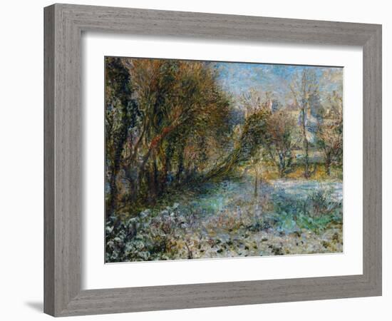 Snowy Landscape-Pierre-Auguste Renoir-Framed Giclee Print