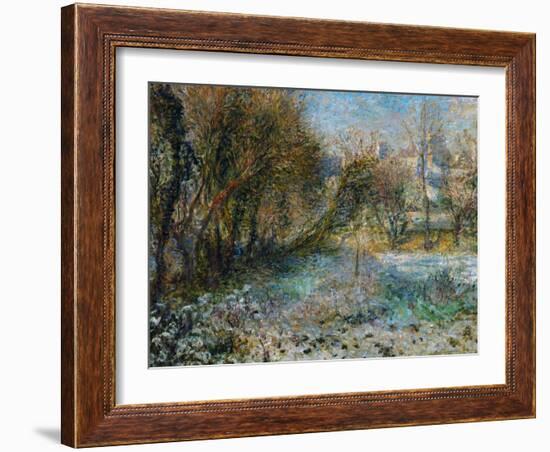 Snowy Landscape-Pierre-Auguste Renoir-Framed Giclee Print