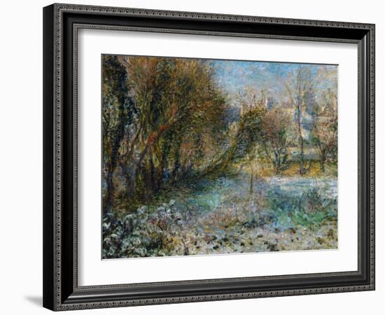 Snowy Landscape-Pierre-Auguste Renoir-Framed Giclee Print