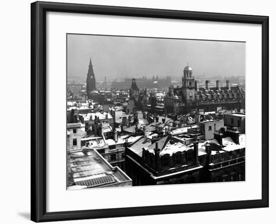 Snowy Liverpool-null-Framed Photographic Print