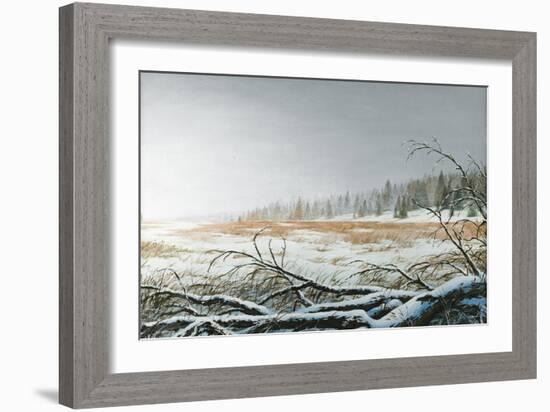 Snowy Morning-Bruce Nawrocke-Framed Art Print