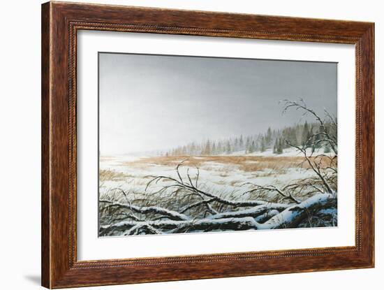 Snowy Morning-Bruce Nawrocke-Framed Art Print