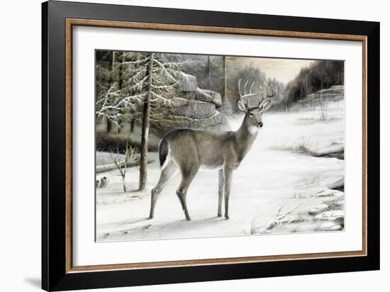 Snowy Mornings-Ruane Manning-Framed Art Print