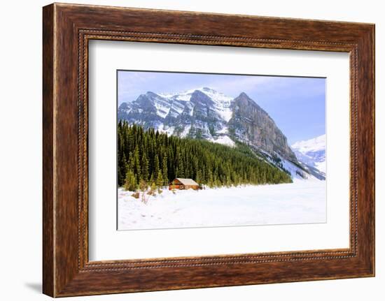 Snowy Mountain Countryside-Jeni Foto-Framed Photographic Print