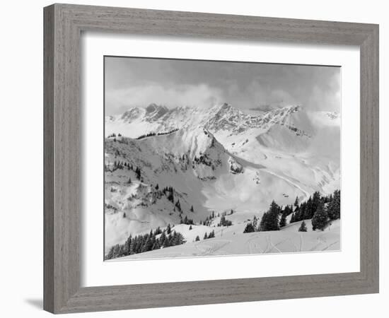 Snowy Mountains-null-Framed Photographic Print