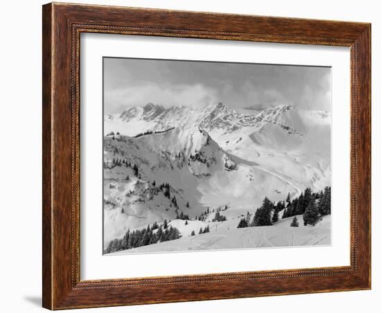 Snowy Mountains-null-Framed Photographic Print