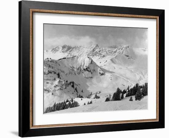 Snowy Mountains-null-Framed Photographic Print