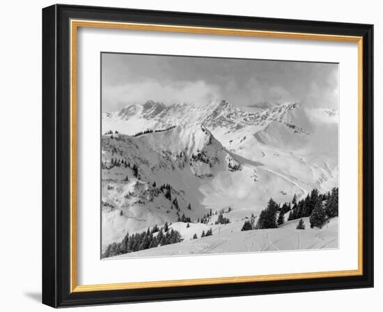Snowy Mountains-null-Framed Photographic Print