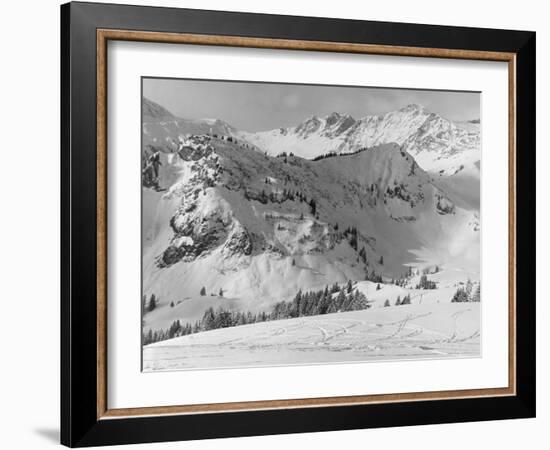 Snowy Mountains-null-Framed Photographic Print