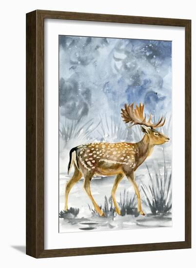 Snowy Night I-Melissa Wang-Framed Art Print