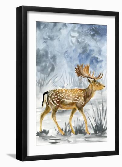 Snowy Night I-Melissa Wang-Framed Art Print