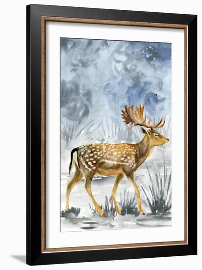 Snowy Night I-Melissa Wang-Framed Art Print