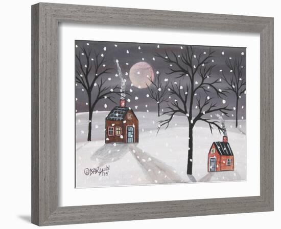 Snowy Night-Karla Gerard-Framed Giclee Print
