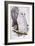 Snowy Owl, 1832-1837-Edward Lear-Framed Giclee Print