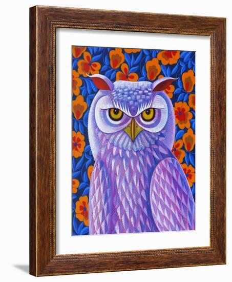 Snowy Owl, 2013 (Oil on Canvas)-Jane Tattersfield-Framed Giclee Print