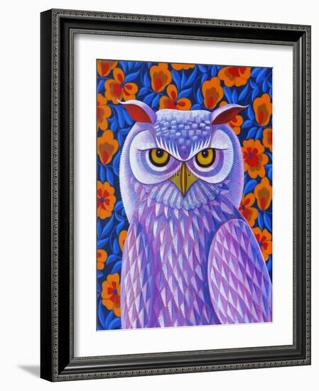 Snowy Owl, 2013 (Oil on Canvas)-Jane Tattersfield-Framed Giclee Print