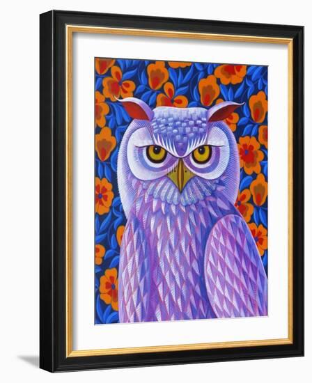 Snowy Owl, 2013 (Oil on Canvas)-Jane Tattersfield-Framed Giclee Print