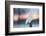 Snowy owl perched on wodden post at dusk, Canada-Markus Varesvuo-Framed Photographic Print