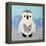 Snowy Owl-Betz White-Framed Stretched Canvas