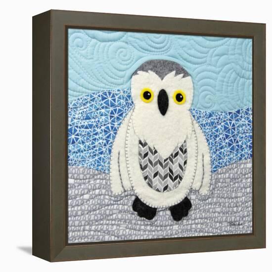 Snowy Owl-Betz White-Framed Stretched Canvas