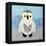 Snowy Owl-Betz White-Framed Stretched Canvas