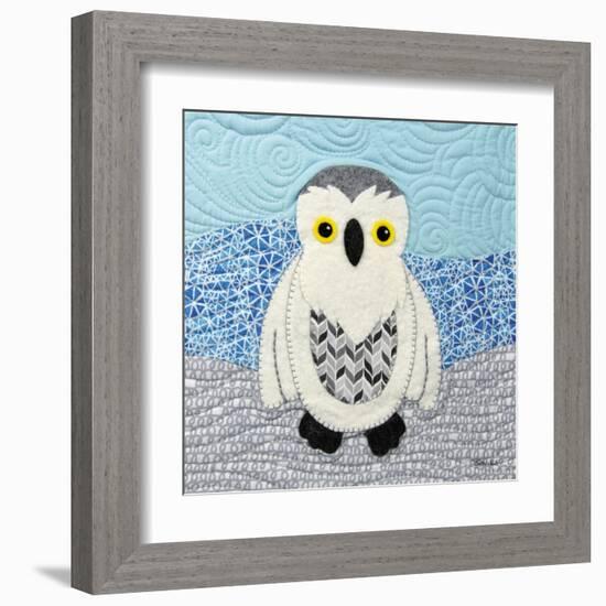 Snowy Owl-Betz White-Framed Art Print