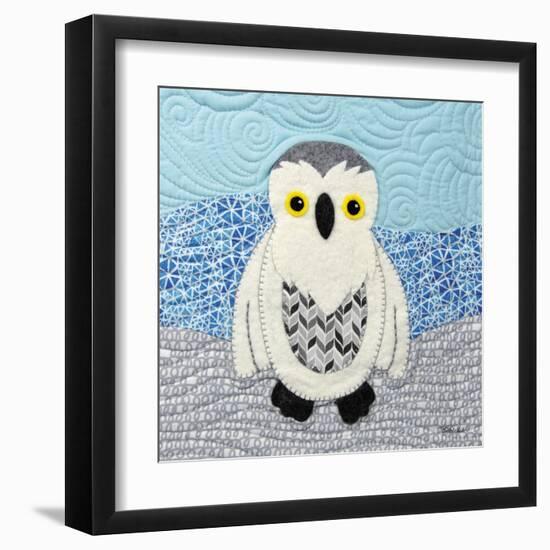 Snowy Owl-Betz White-Framed Art Print