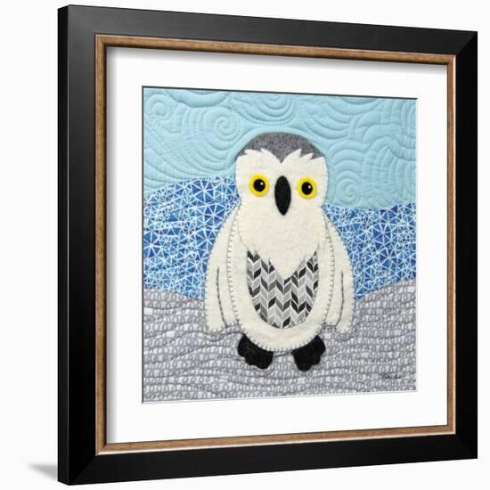 Snowy Owl-Betz White-Framed Art Print