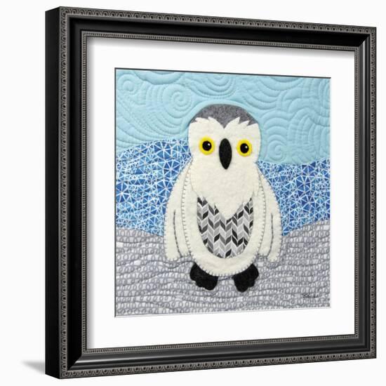 Snowy Owl-Betz White-Framed Art Print