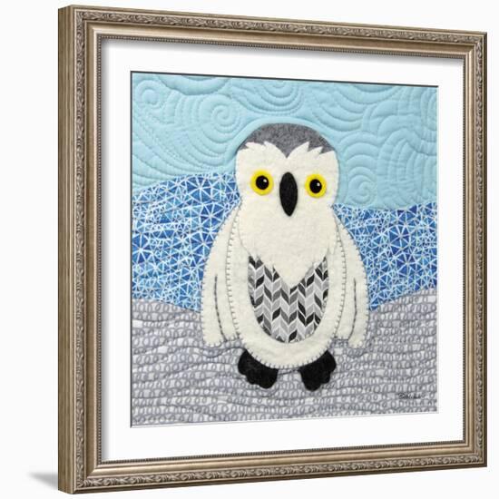 Snowy Owl-Betz White-Framed Art Print