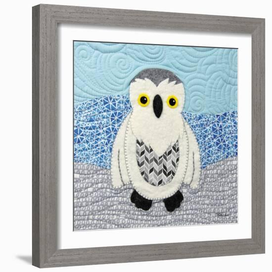 Snowy Owl-Betz White-Framed Art Print