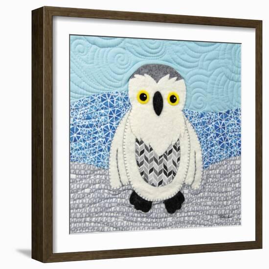 Snowy Owl-Betz White-Framed Art Print