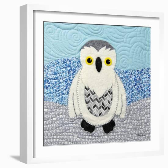 Snowy Owl-Betz White-Framed Art Print