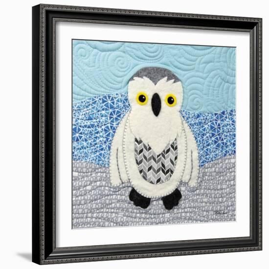 Snowy Owl-Betz White-Framed Art Print