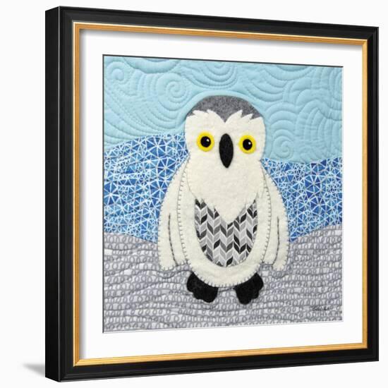 Snowy Owl-Betz White-Framed Art Print