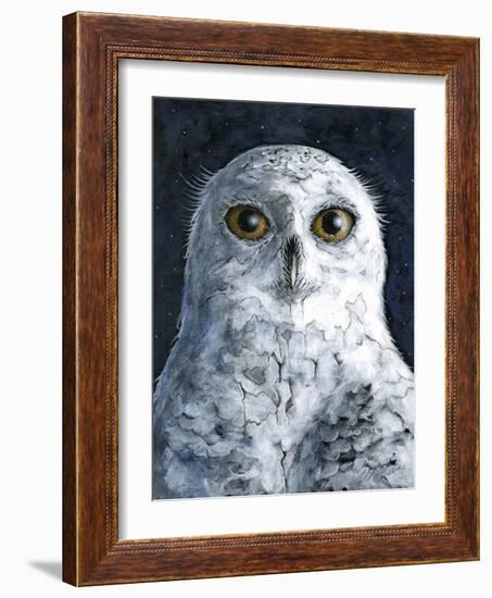 Snowy Owl-Jamin Still-Framed Giclee Print