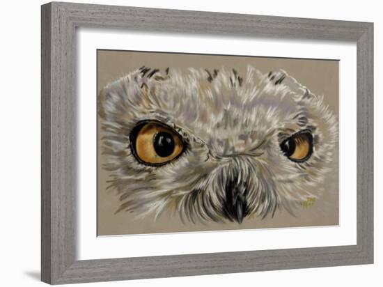 Snowy Owl-Barbara Keith-Framed Giclee Print