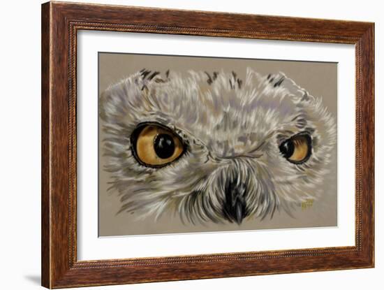 Snowy Owl-Barbara Keith-Framed Giclee Print