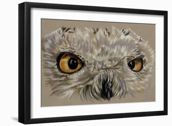 Snowy Owl-Barbara Keith-Framed Giclee Print