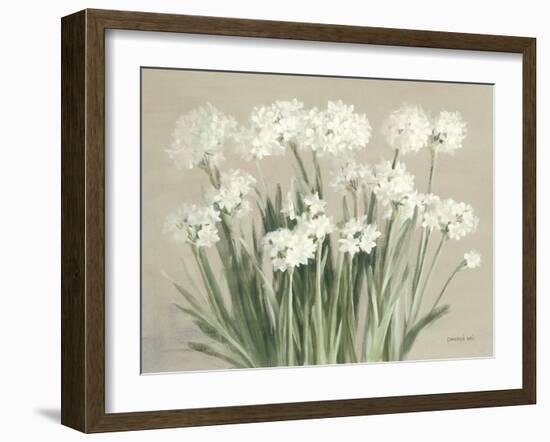 Snowy Paperwhites Neutral-Danhui Nai-Framed Art Print